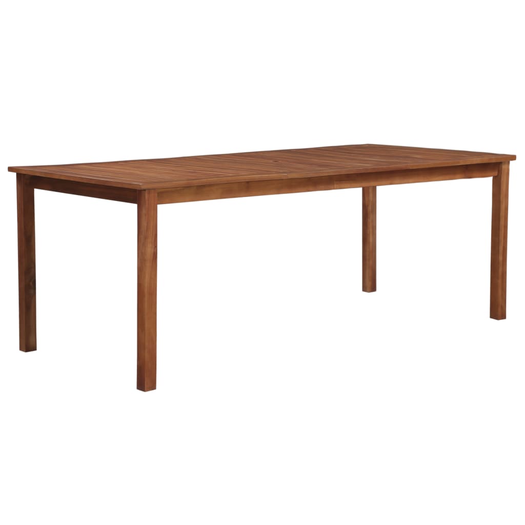 Patio Dining Table Solid Wood Acacia