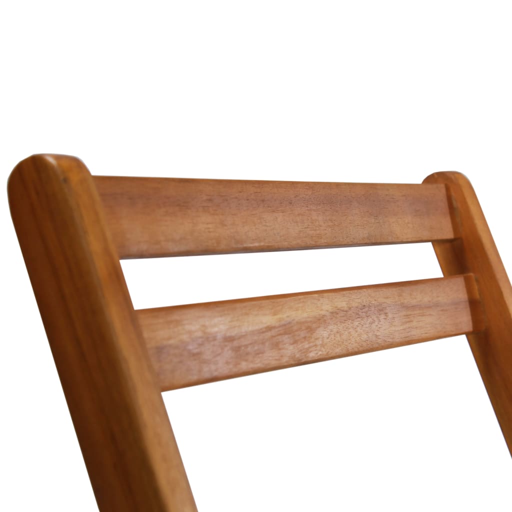 Patio Bistro Chairs 2 Pcs Solid Acacia Wood