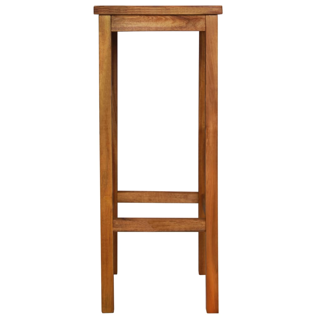 Bar Chairs 2 Pcs Solid Acacia Wood