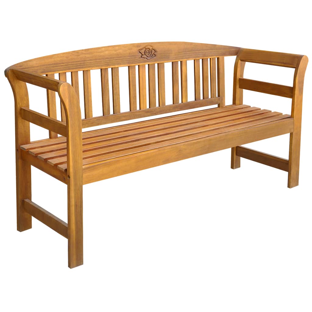 Patio Bench Solid Acacia Wood