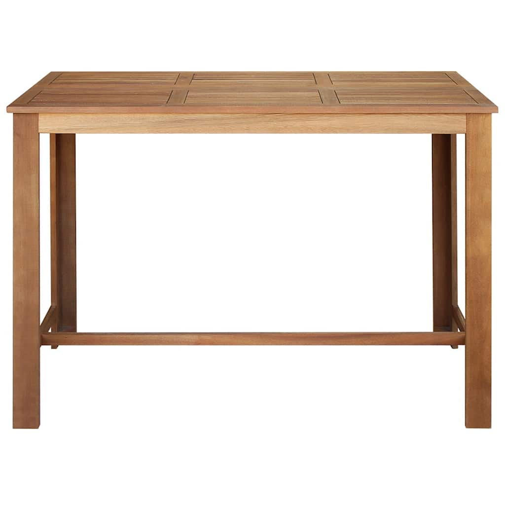 Bar Table Solid Acacia Wood 59.1&quot;X27.6&quot;X41.3&quot;