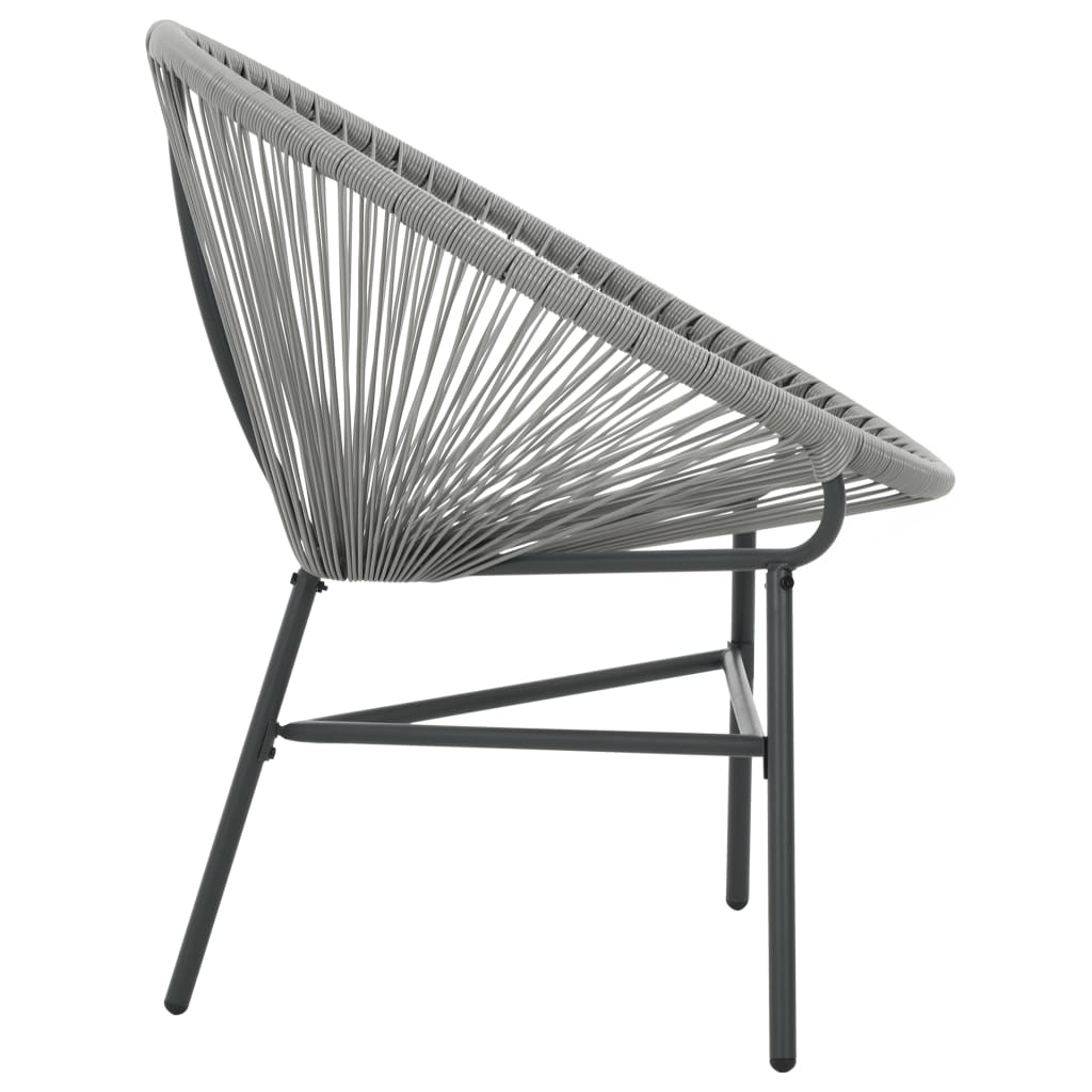 Patio Moon Chair Poly Rattan