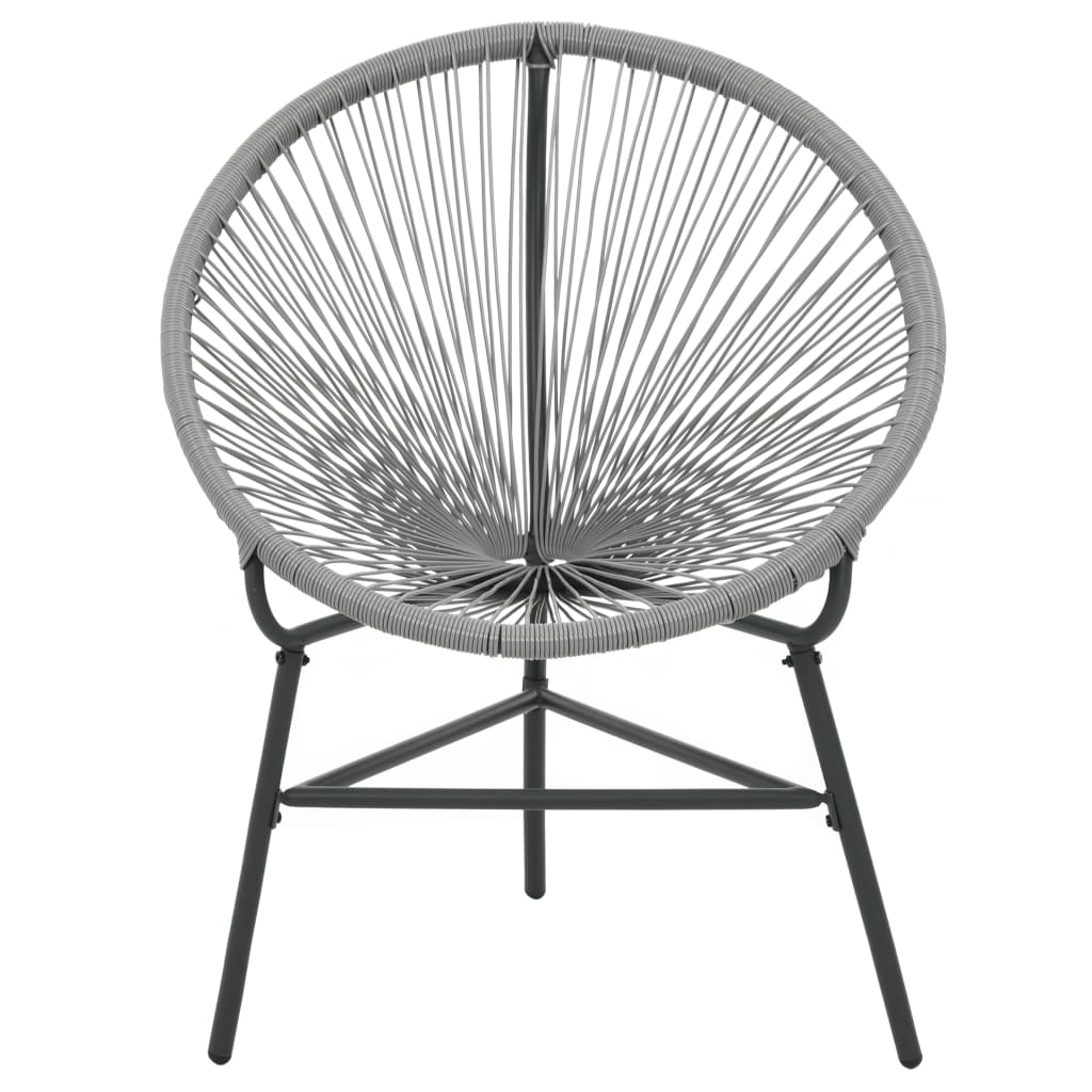 Patio Moon Chair Poly Rattan