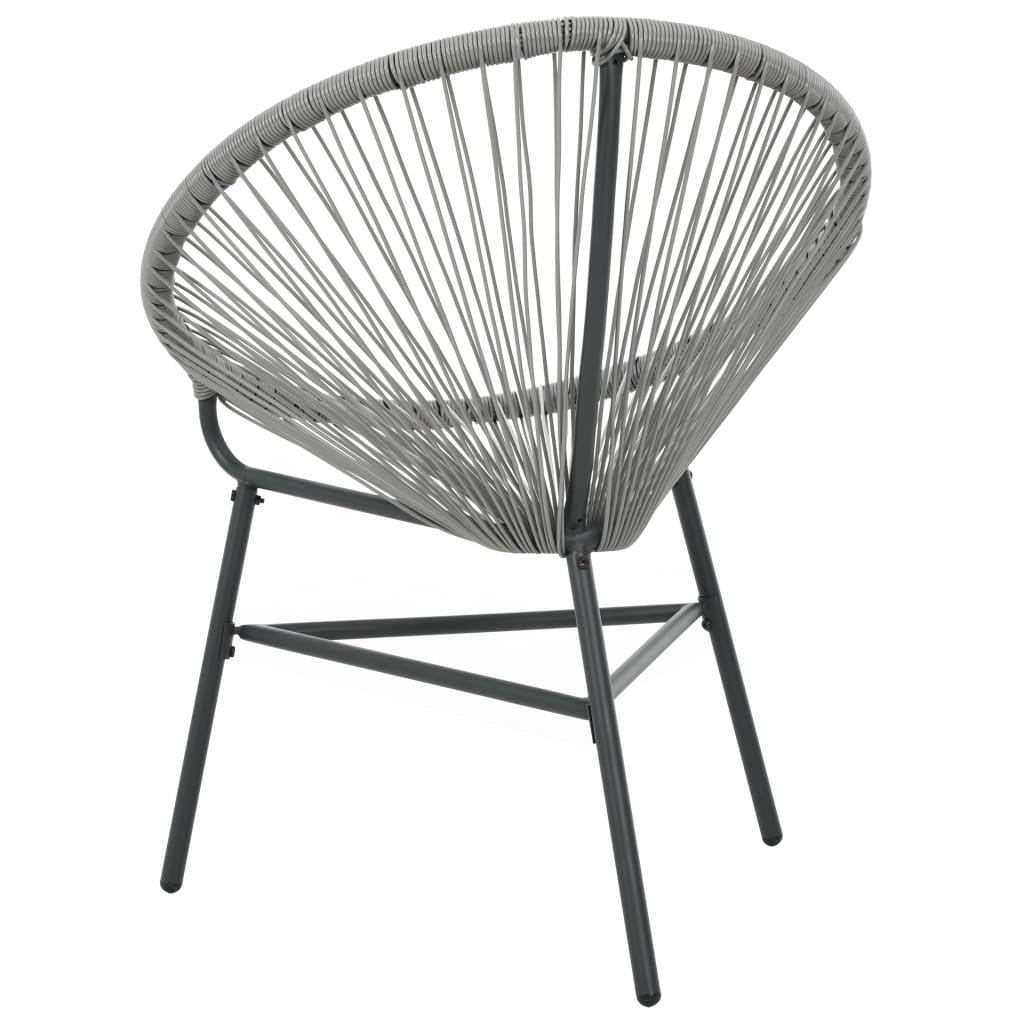 Patio Moon Chair Poly Rattan