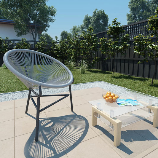 Patio Moon Chair Poly Rattan