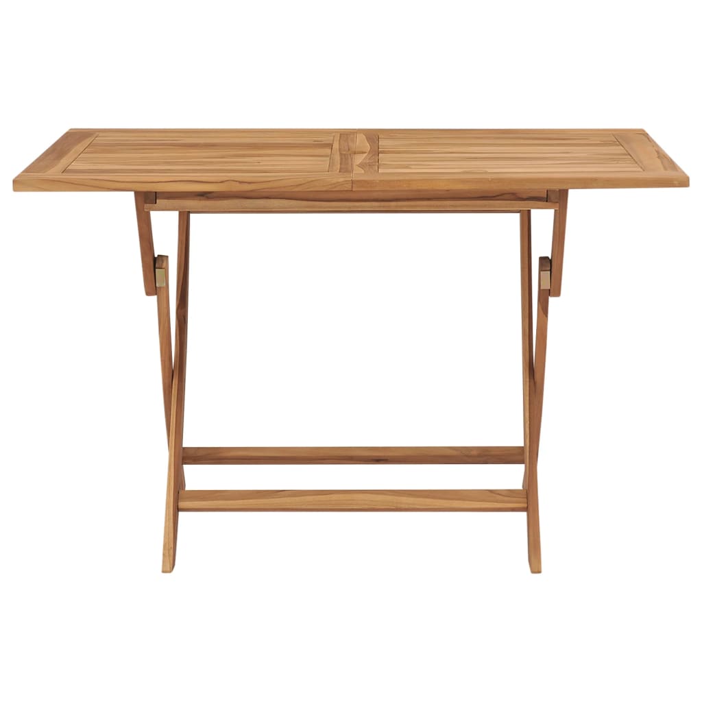 Folding Patio Table 47.2&quot;X27.6&quot;X29.5&quot; Solid Teak Wood