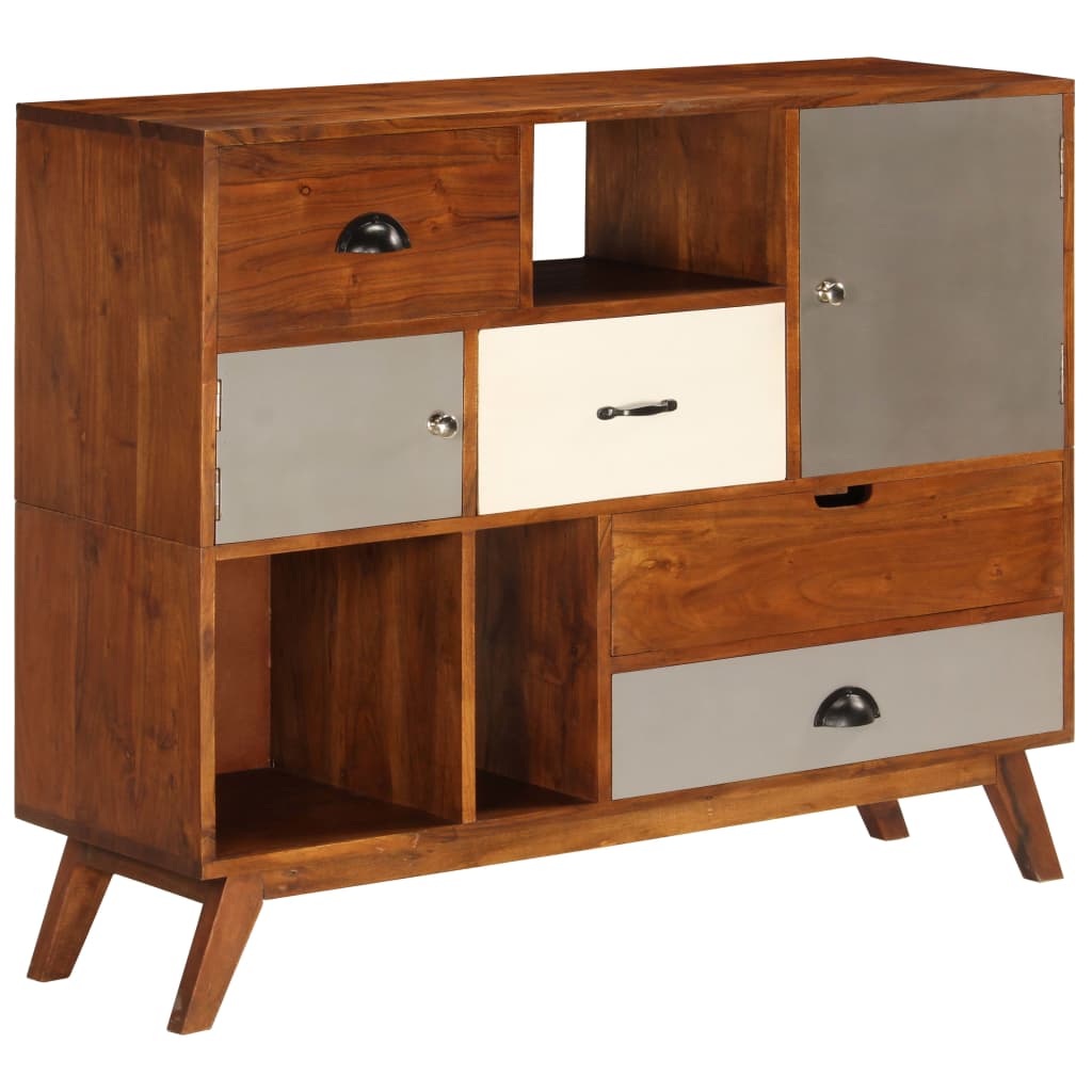 Sideboard 45.3&quot;X13.8&quot;X33.9&quot; Solid Acacia Wood