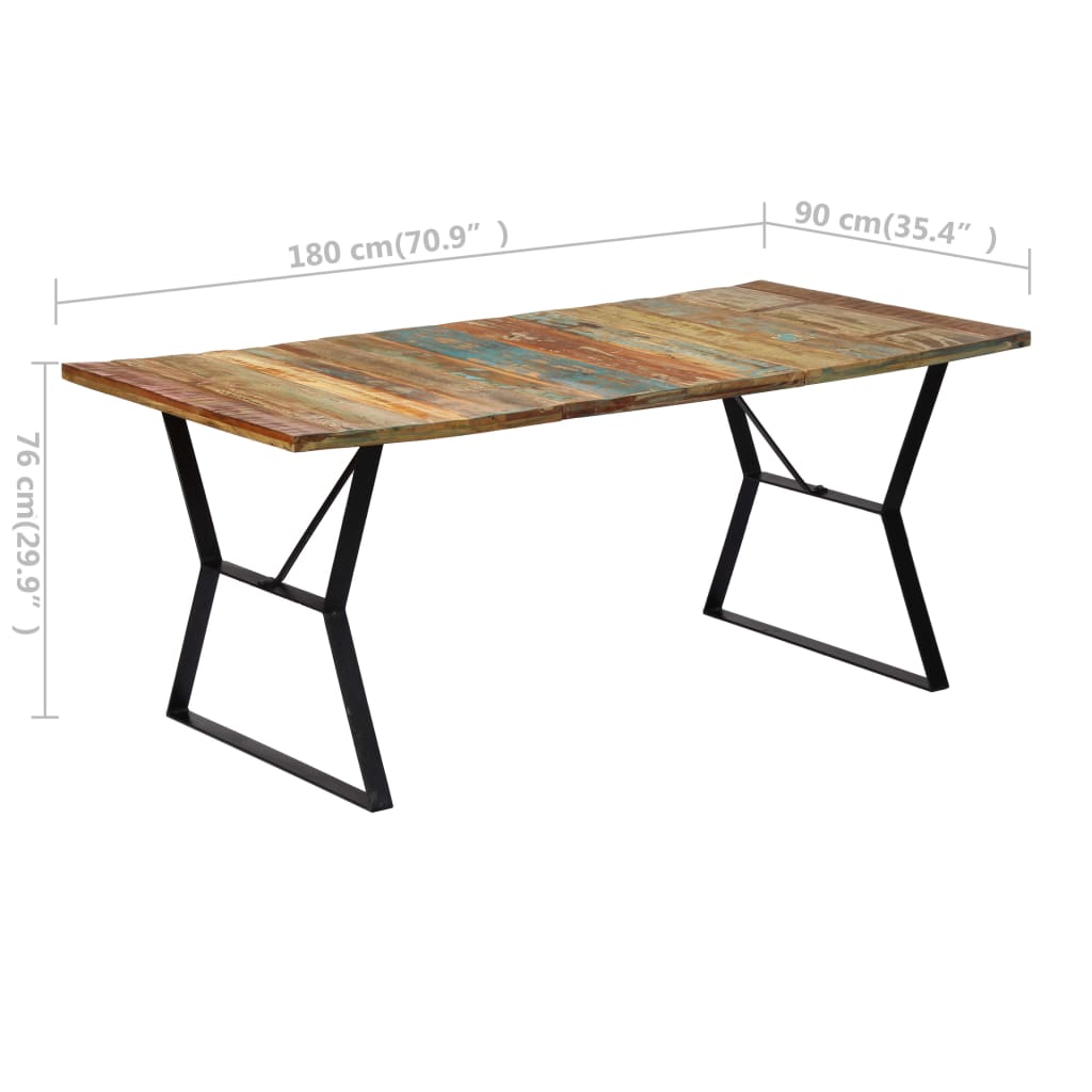 Dining Table Solid Reclaimed Wood