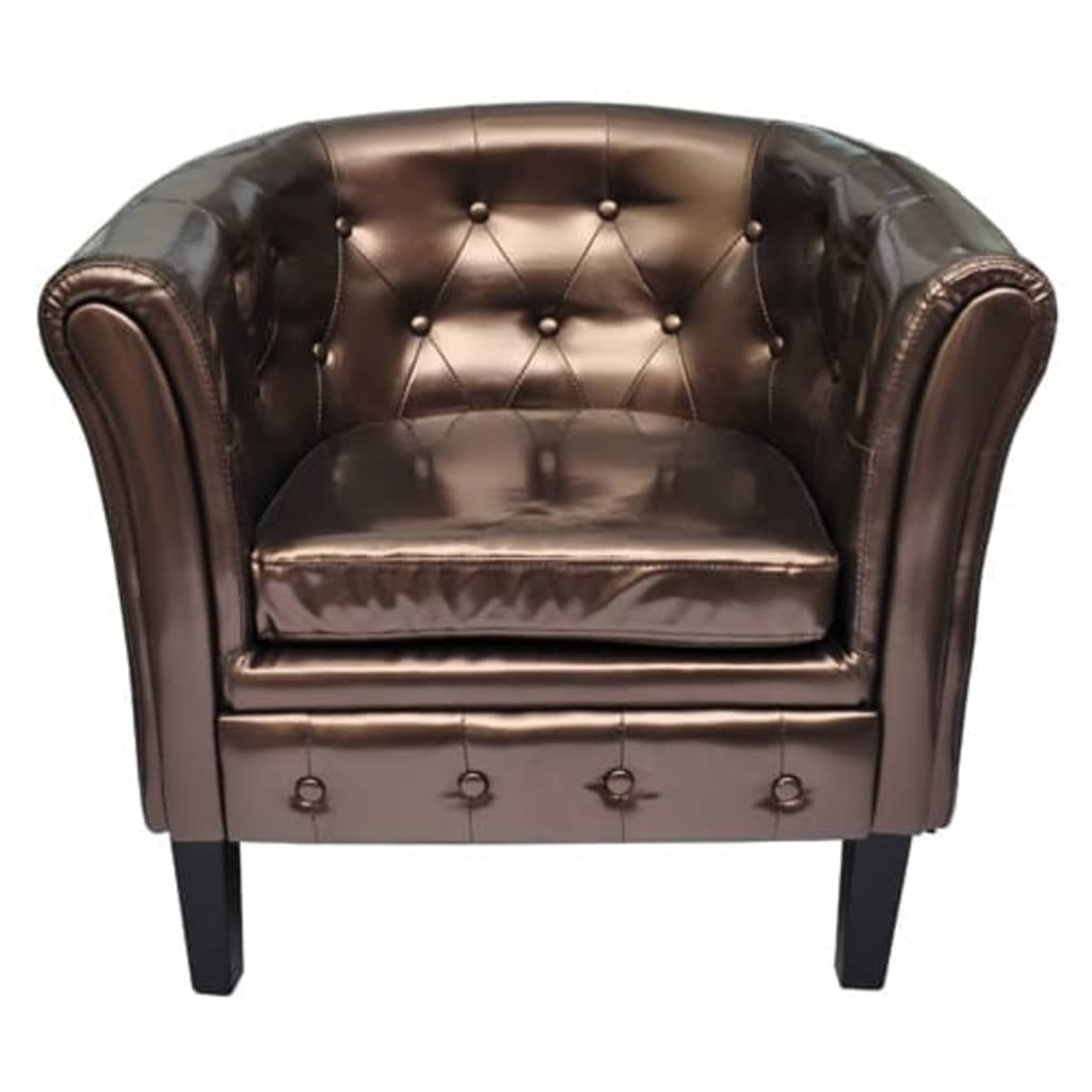 Tub Chair Faux Leather