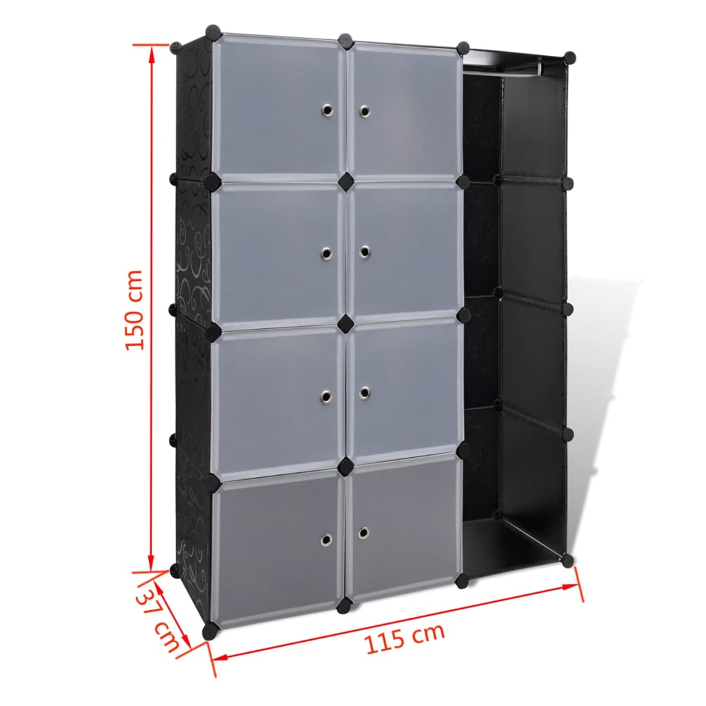 Modular Cabinet With 42.9&quot;X14.4&quot;X56.3&quot;