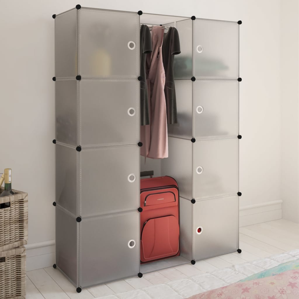 Modular Cabinet With 42.9&quot;X14.4&quot;X56.3&quot;