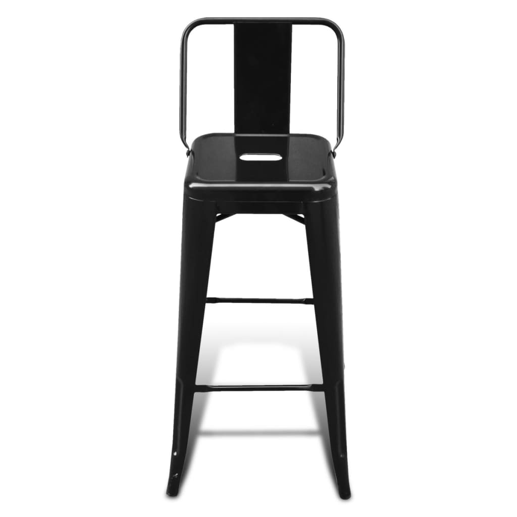 Bar Stools 2 Pcs Steel