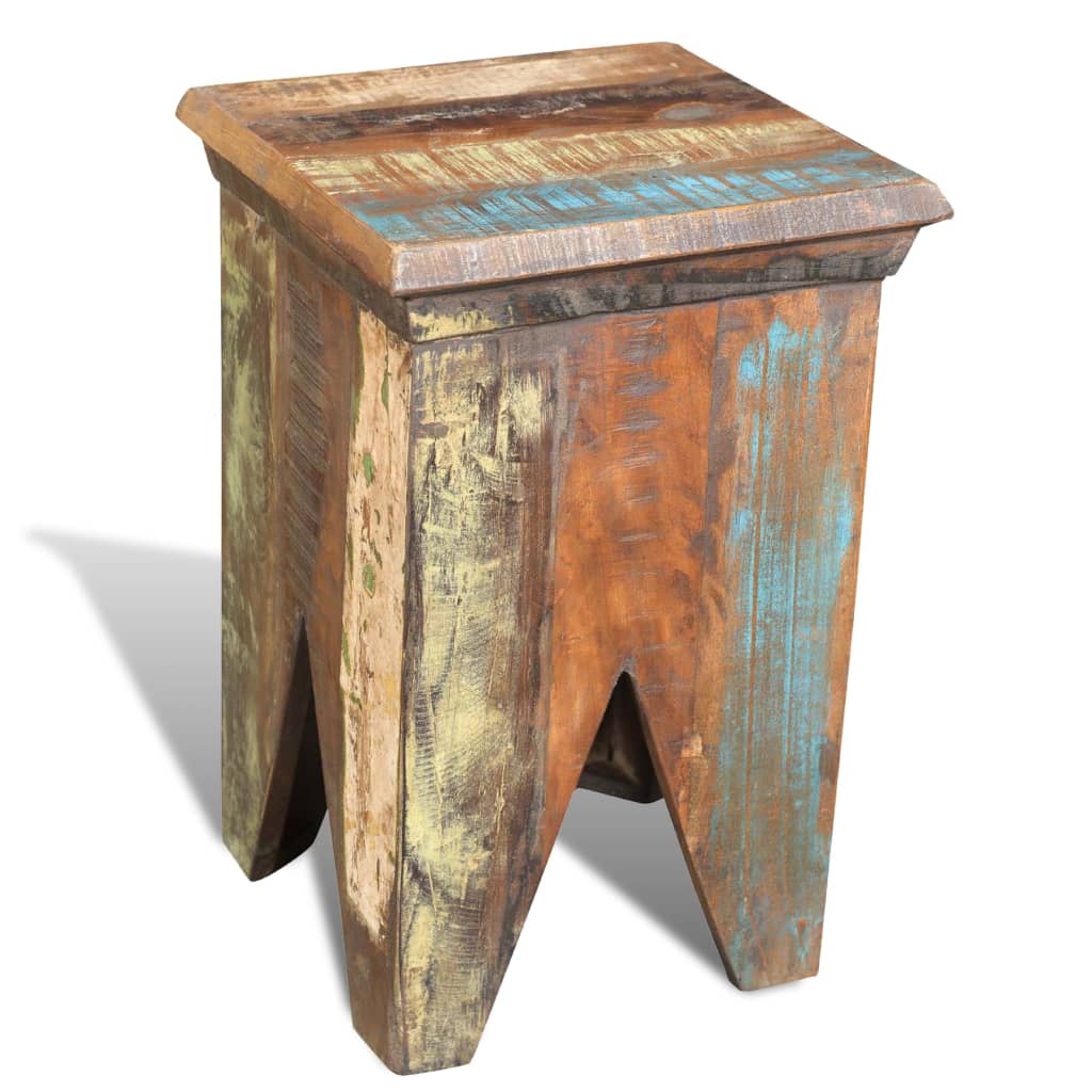 Stool Solid Reclaimed Wood