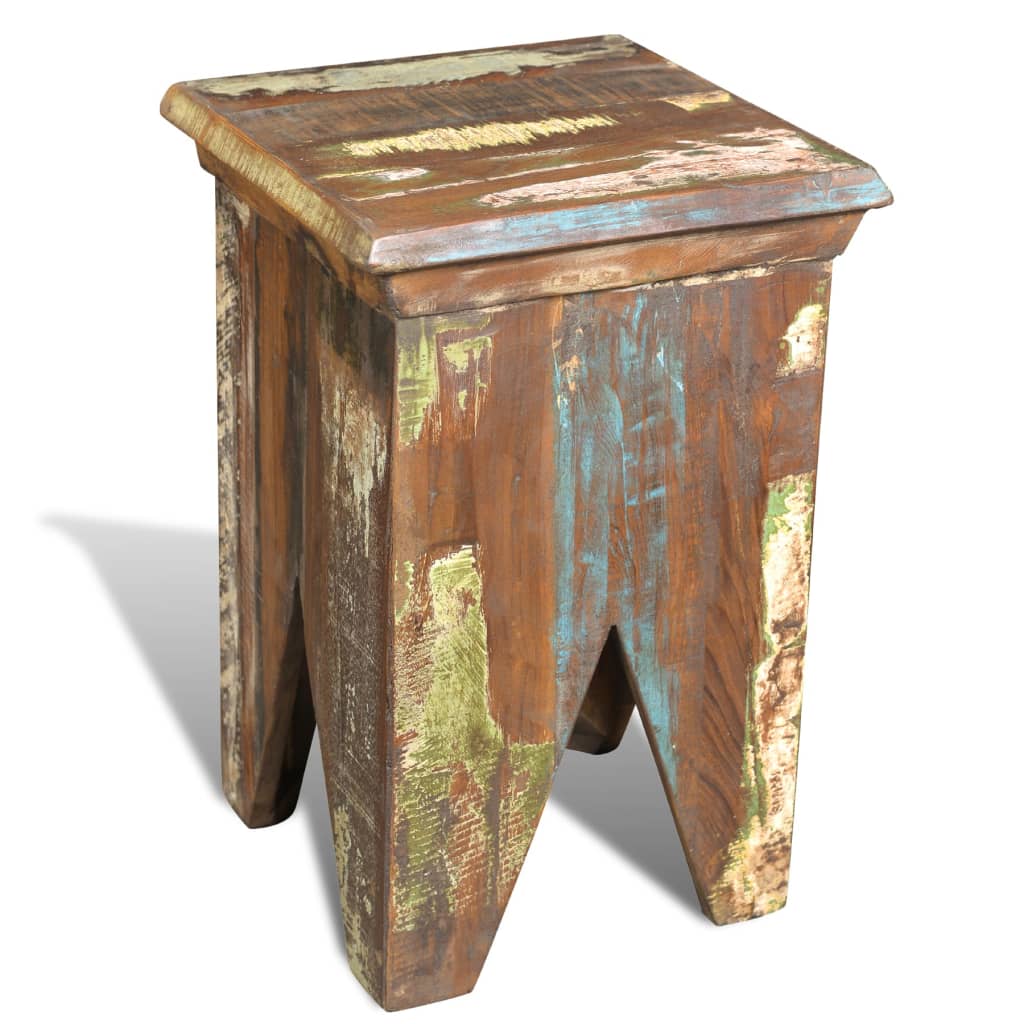 Stool Solid Reclaimed Wood