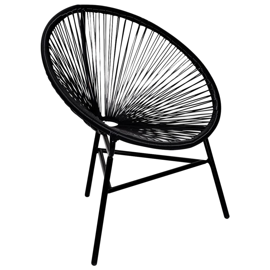 Patio Moon Chair Poly Rattan