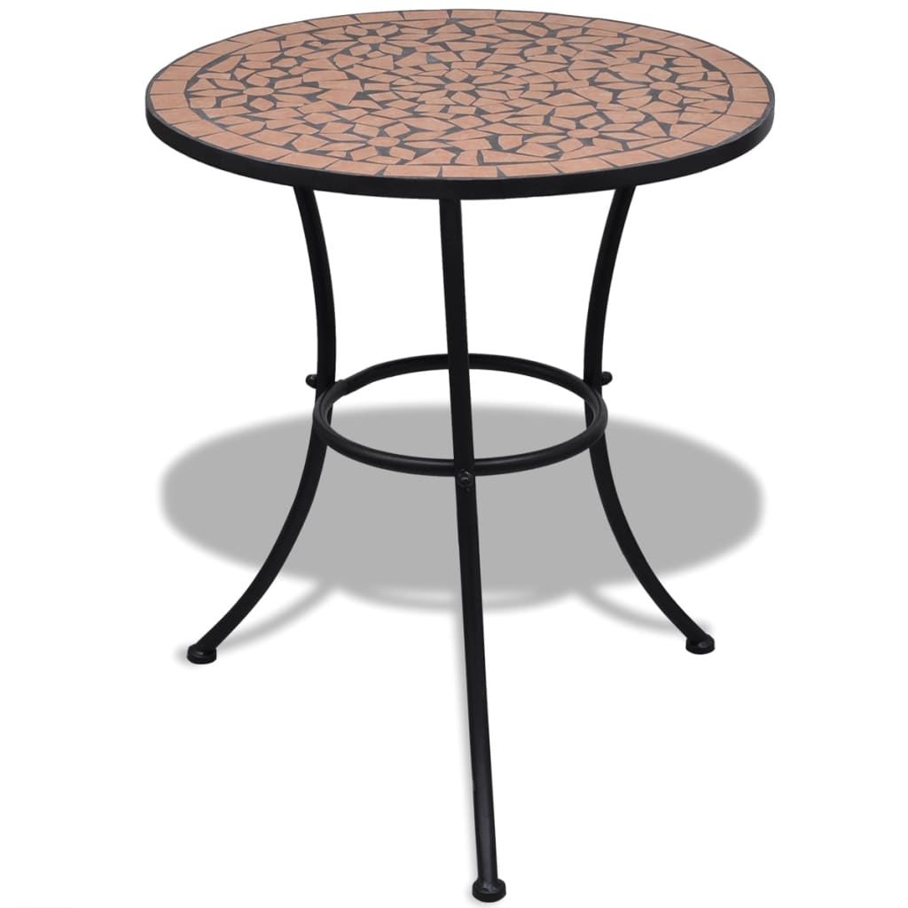 Mosaic Bistro Table 23.6&quot; Ceramic