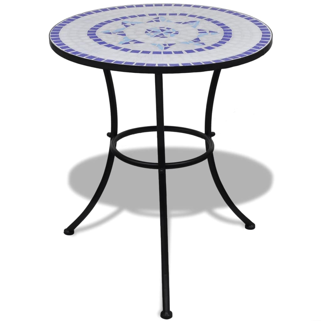 Mosaic Bistro Table 23.6&quot; Ceramic