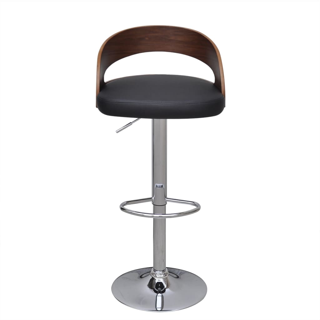 Bar Stools 2 Pcs Bent Wood