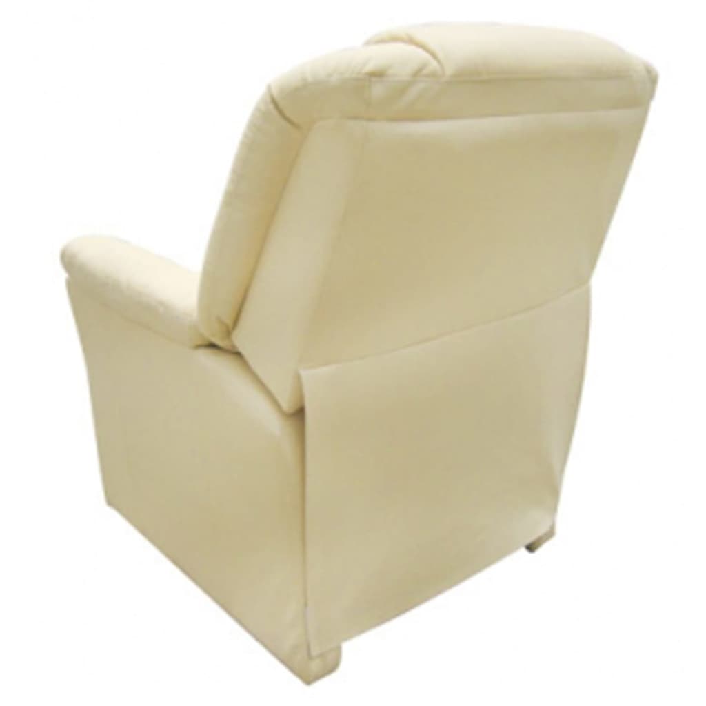 Massage Chair Cream Faux Leather