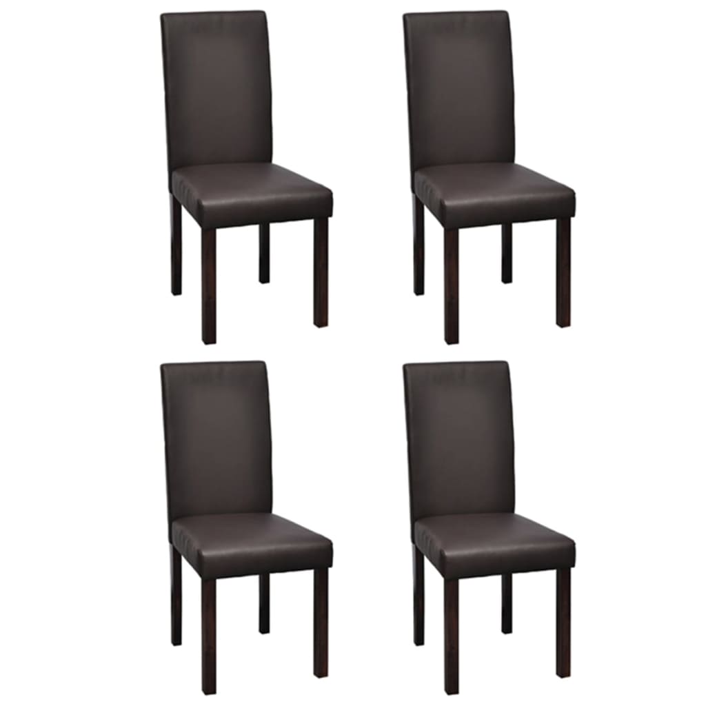 Dining Chairs 4 Pcs Faux Leather