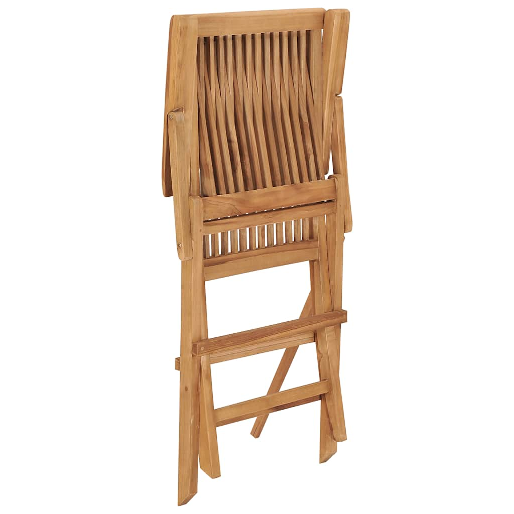 Folding Patio Chairs Set Of 2 For Garden & Outdoor Teak Wood