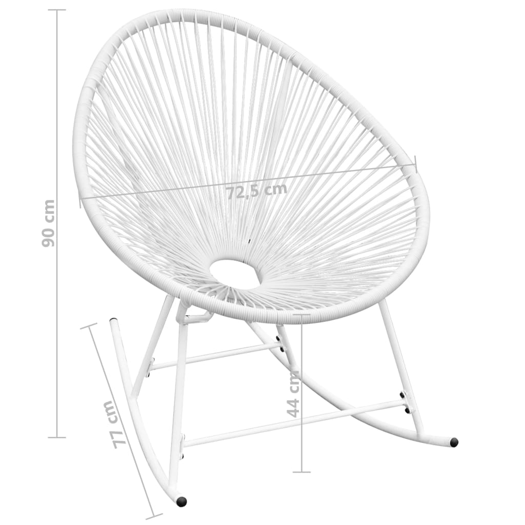 Outdoor Rocking Chair Poly Rattan