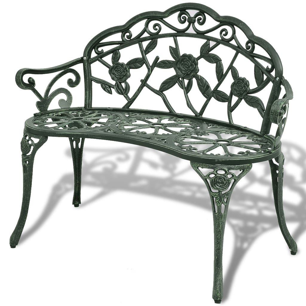 Patio Bench 39.4&quot; Cast Aluminum