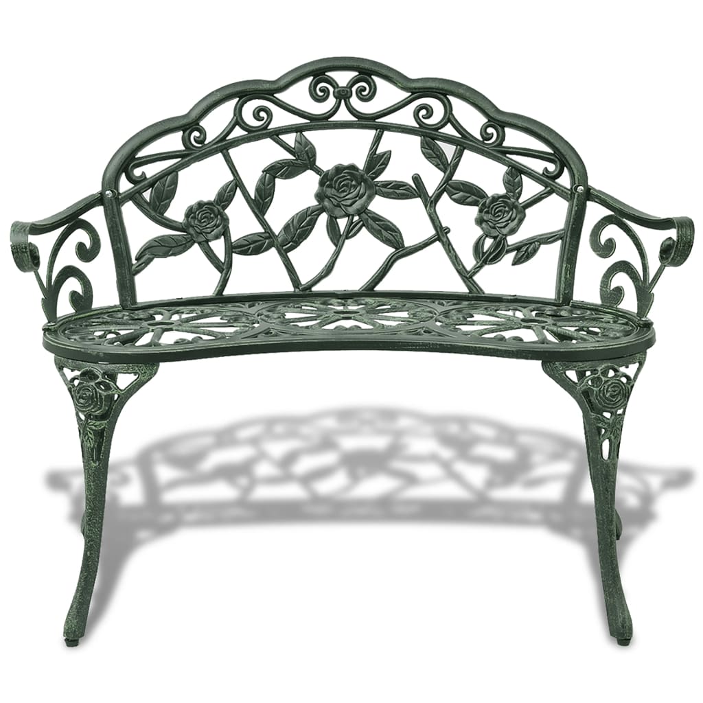 Patio Bench 39.4&quot; Cast Aluminum