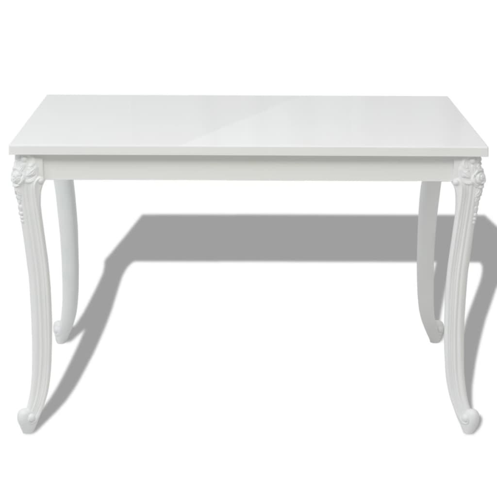 Dining Table High Gloss White