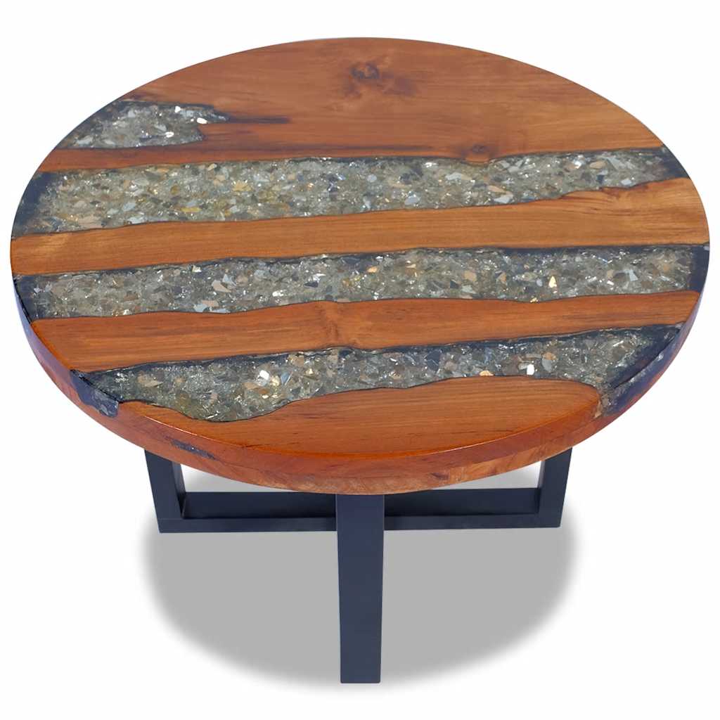 Coffee Table Teak Resin 23.6&quot;