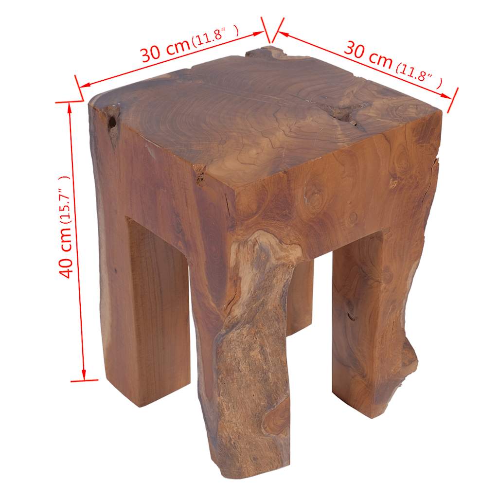 Stool Solid Teak Wood