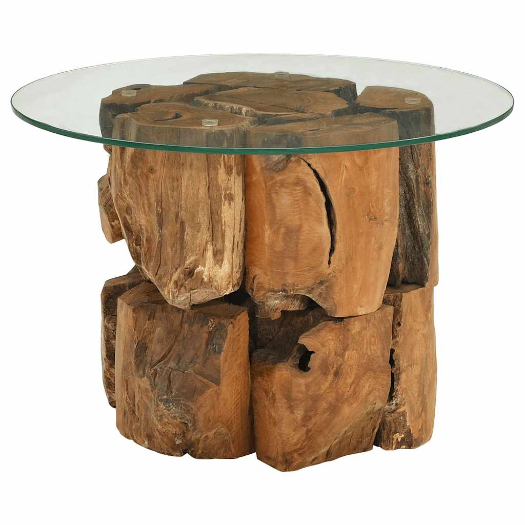 Coffee Table Solid Teak Driftwood 23.6&quot;