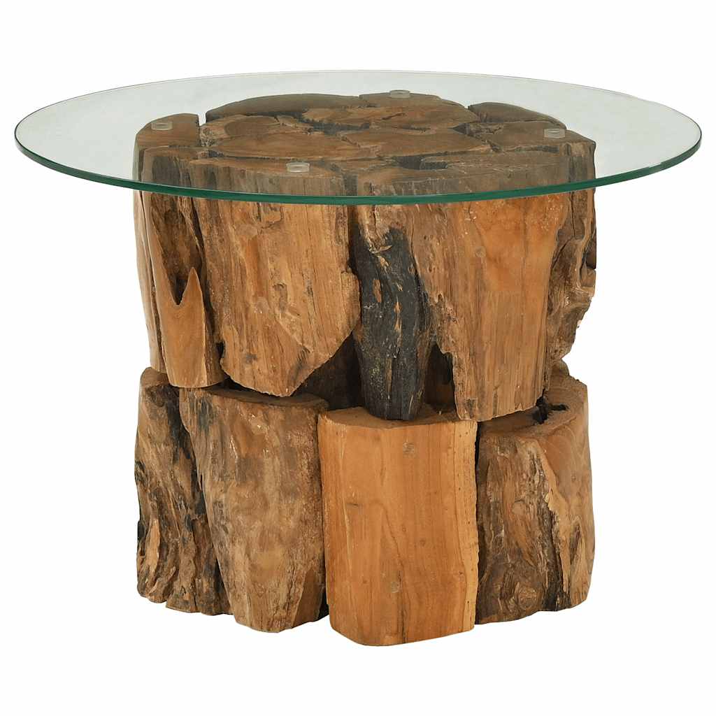 Coffee Table Solid Teak Driftwood 23.6&quot;