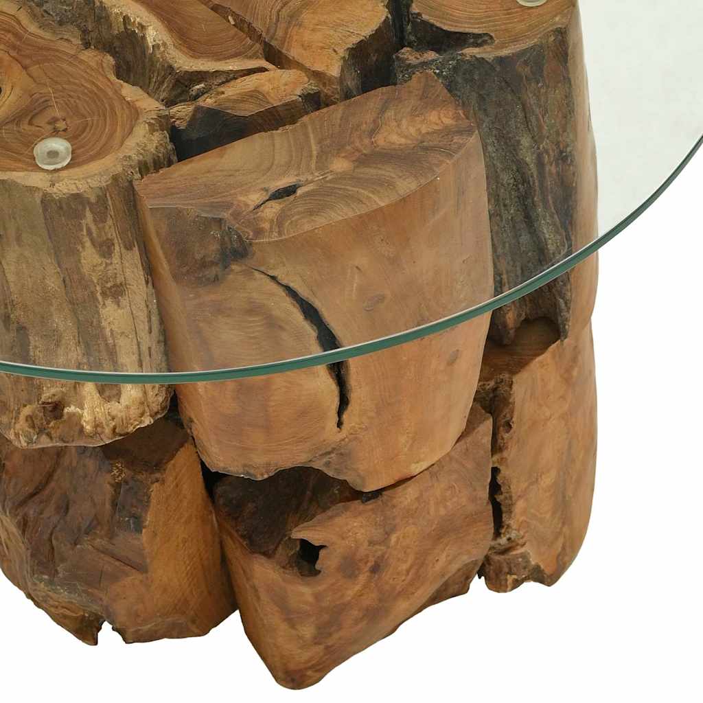 Coffee Table Solid Teak Driftwood 23.6&quot;