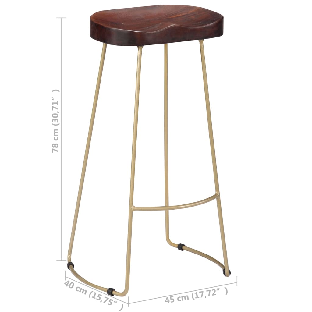 Gavin Bar Stools 2 Pcs