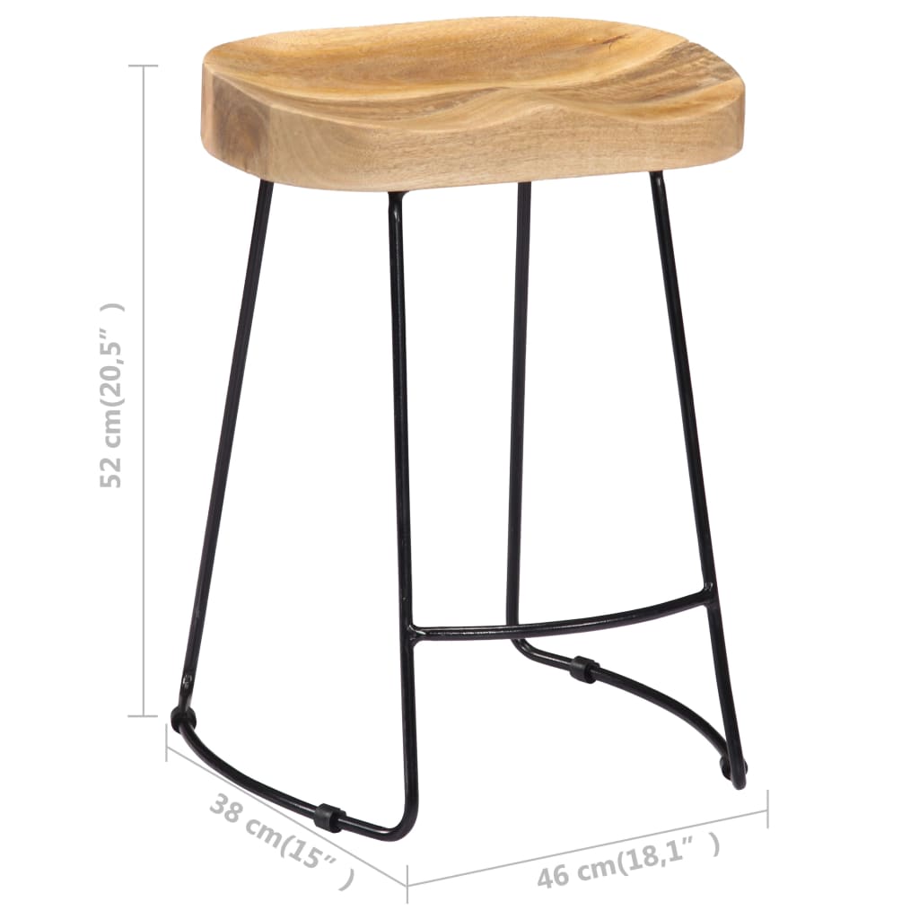 Gavin Bar Stools 2 Pcs