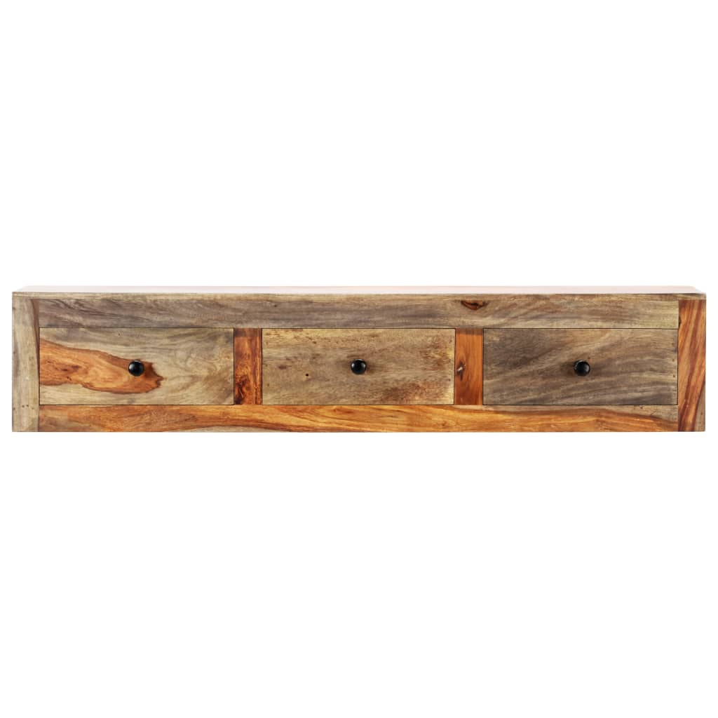 Wall Console Table 39.3&quot;X9.8&quot;X7.8&quot; Solid Sheesham Wood