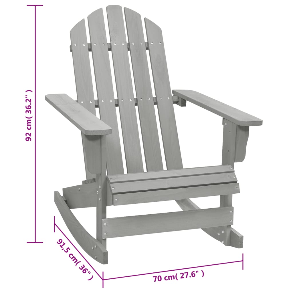 Patio Rocking Chair Wood