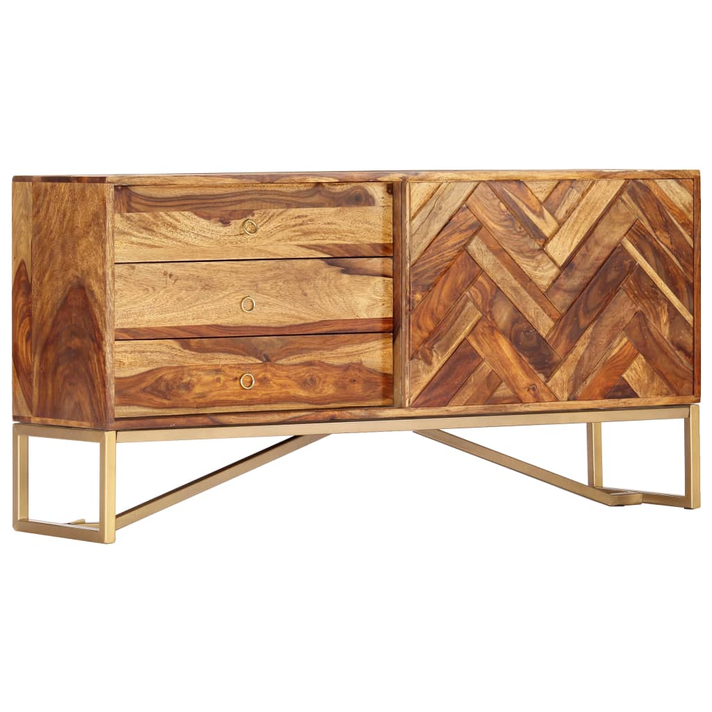 Sideboard 46.5&quot;X11.8&quot;X23.6&quot; Solid Sheesham Wood