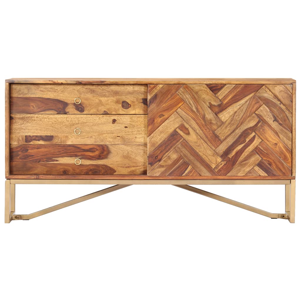 Sideboard 46.5&quot;X11.8&quot;X23.6&quot; Solid Sheesham Wood