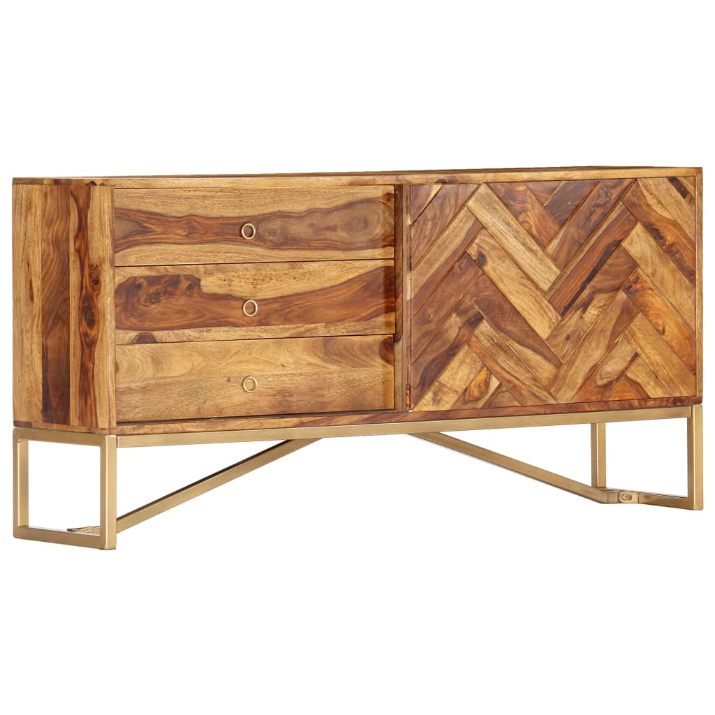 Sideboard 46.5&quot;X11.8&quot;X23.6&quot; Solid Sheesham Wood