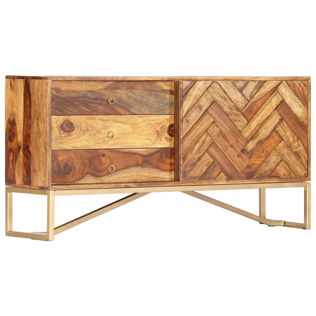 Sideboard 46.5&quot;X11.8&quot;X23.6&quot; Solid Sheesham Wood