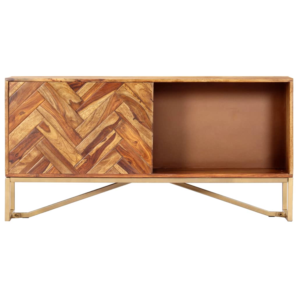 Sideboard 46.5&quot;X11.8&quot;X23.6&quot; Solid Sheesham Wood