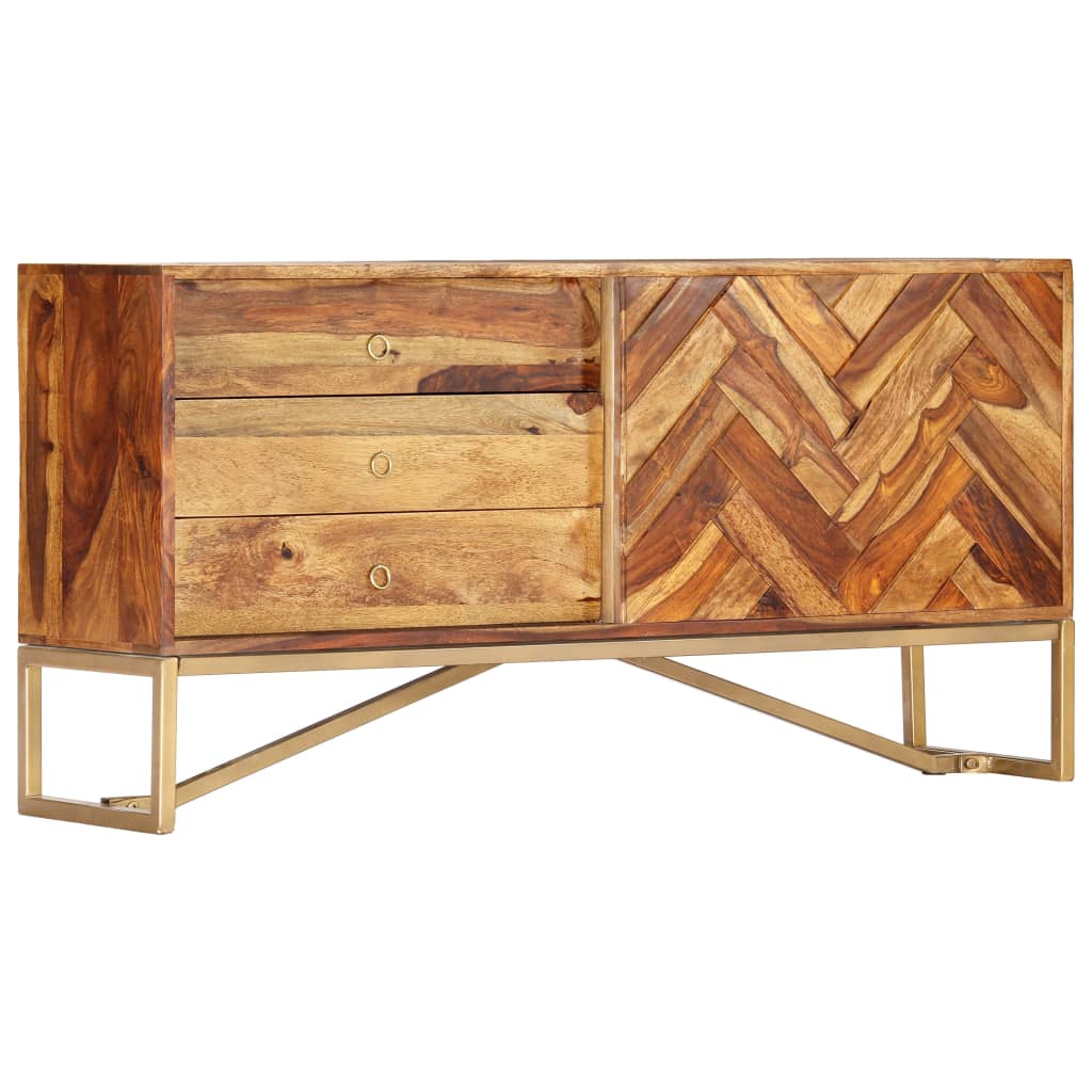 Sideboard 46.5&quot;X11.8&quot;X23.6&quot; Solid Sheesham Wood