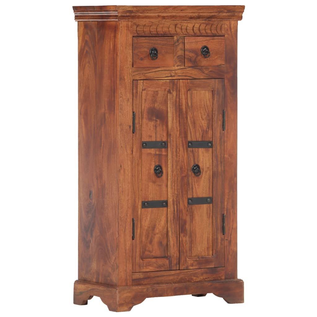 Sideboard 19.7&quot;X11.8&quot;X29.4&quot; Solid Acacia Wood