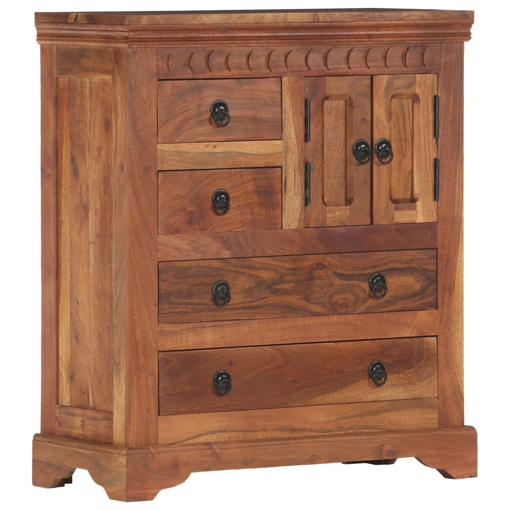 Sideboard 19.7&quot;X11.8&quot;X29.4&quot; Solid Acacia Wood