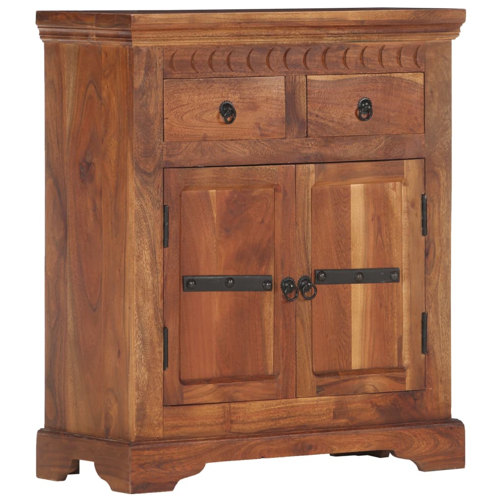 Sideboard 19.7&quot;X11.8&quot;X29.4&quot; Solid Acacia Wood