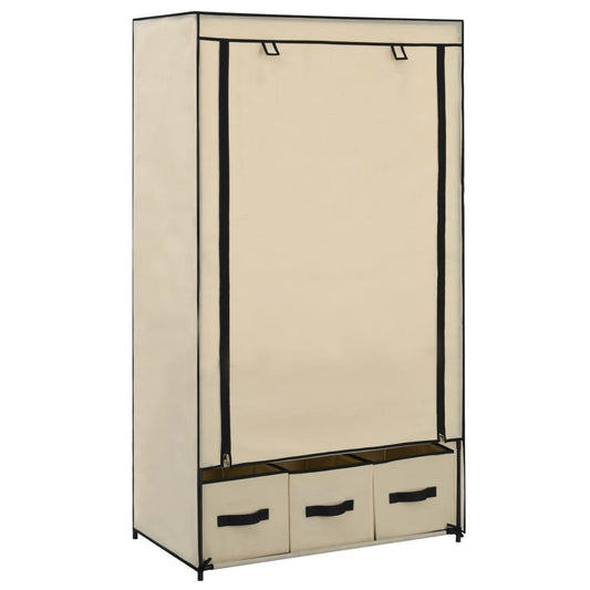 Wardrobe 34.3&quot;X19.3&quot;X62.6&quot; Fabric