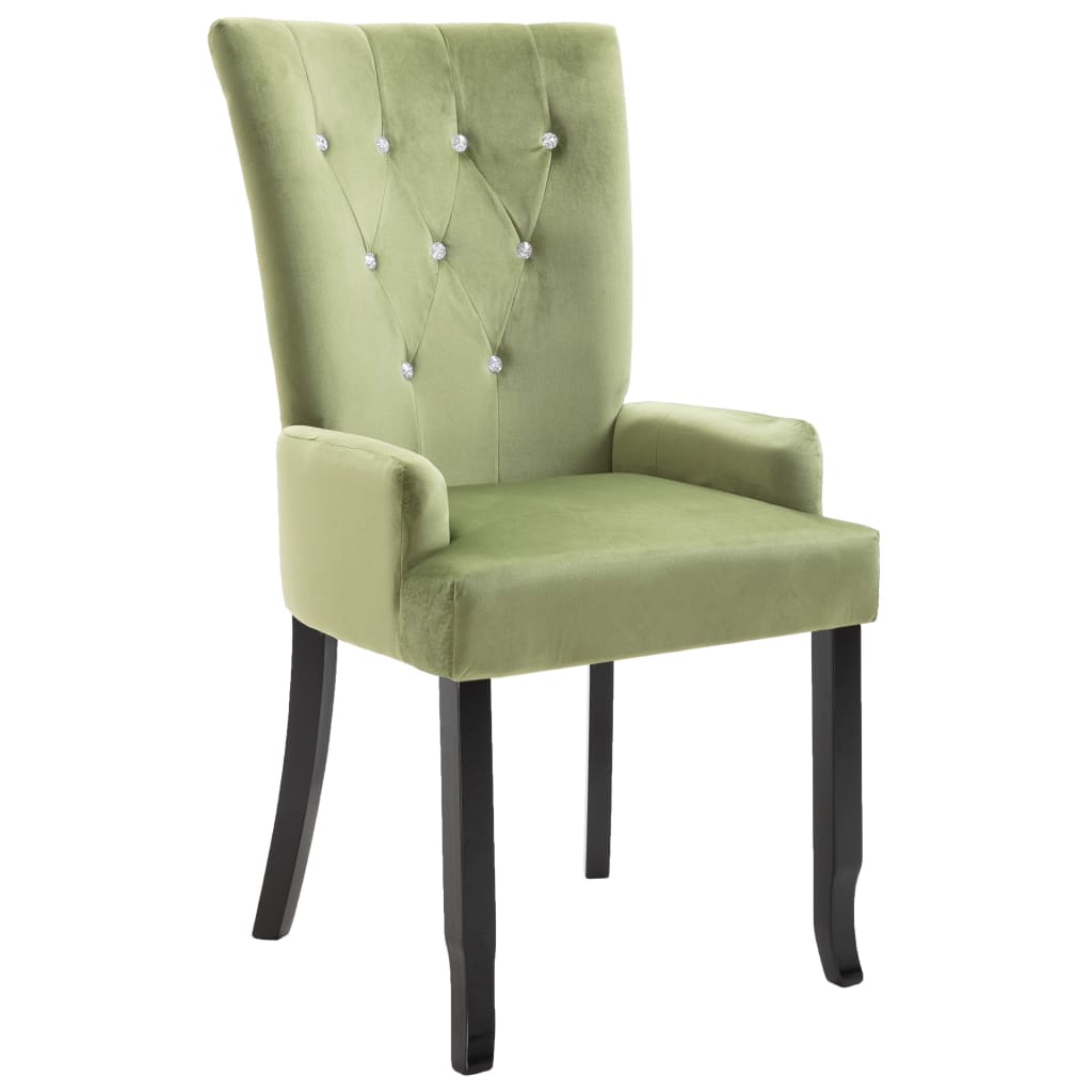 Dining Chair With Armrests Velvet