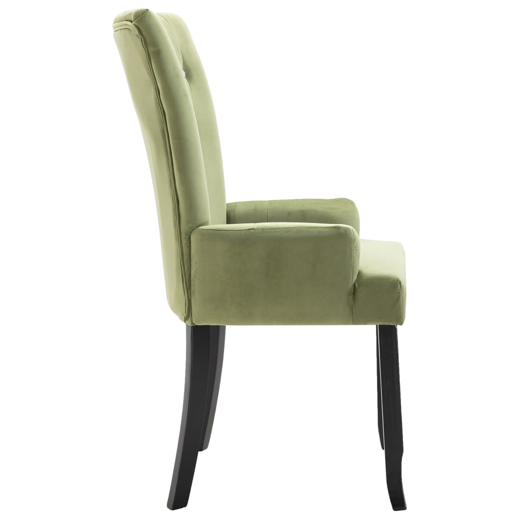 Dining Chair With Armrests Velvet